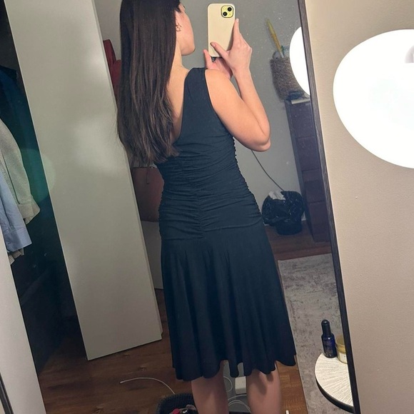 BLACK MIDLENGTH DRESS - Picture 3 of 3